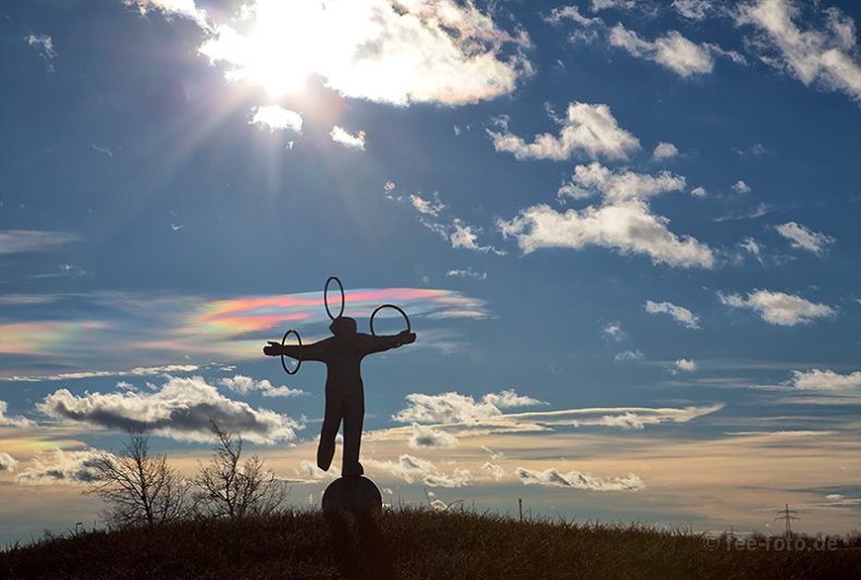 Halo oder Zirkumhorizontalbogen